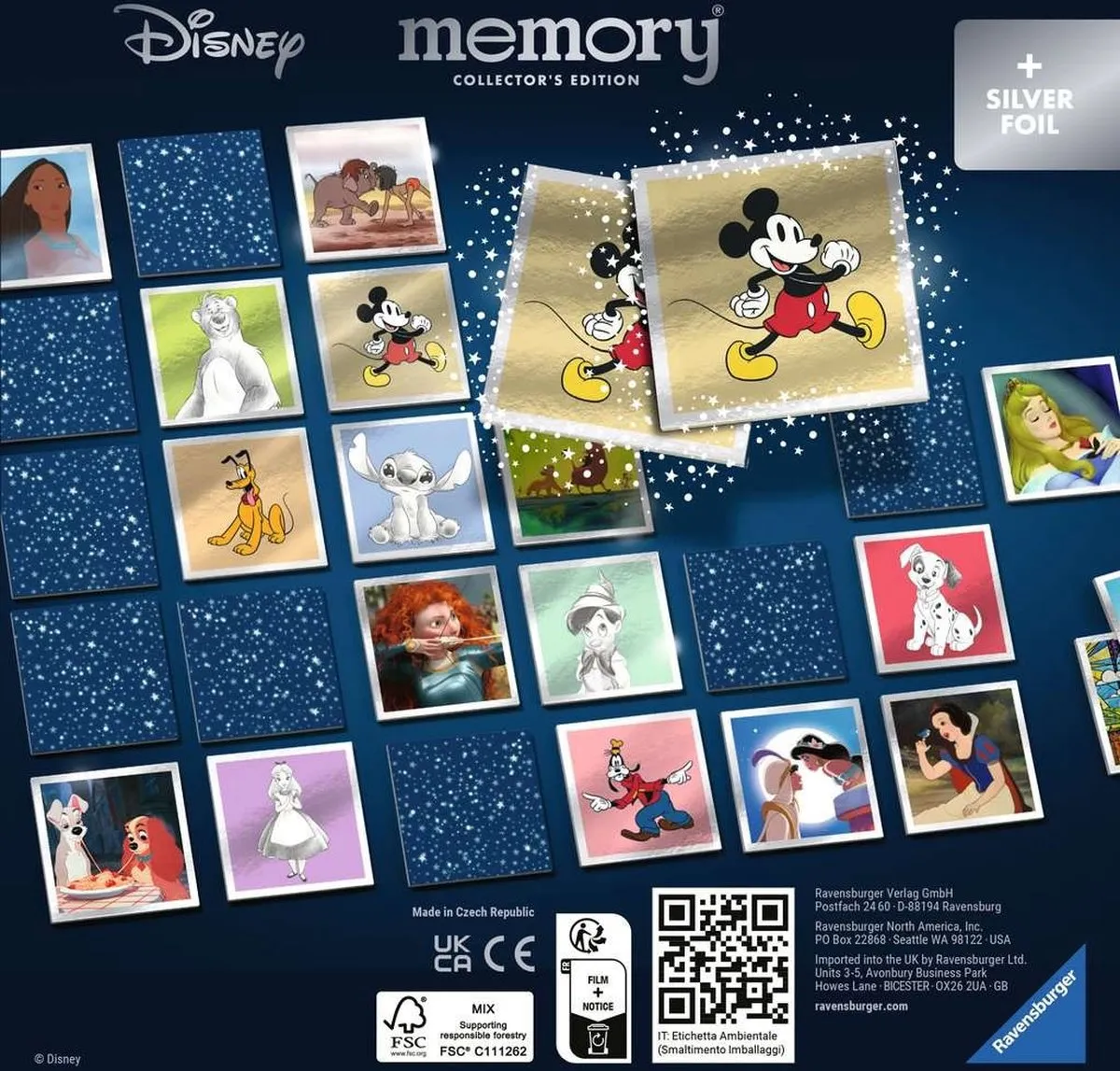 Ravensburger Disney 100 Jaar Collectors Memory Puzzel - 10 Stuks - Multicolor