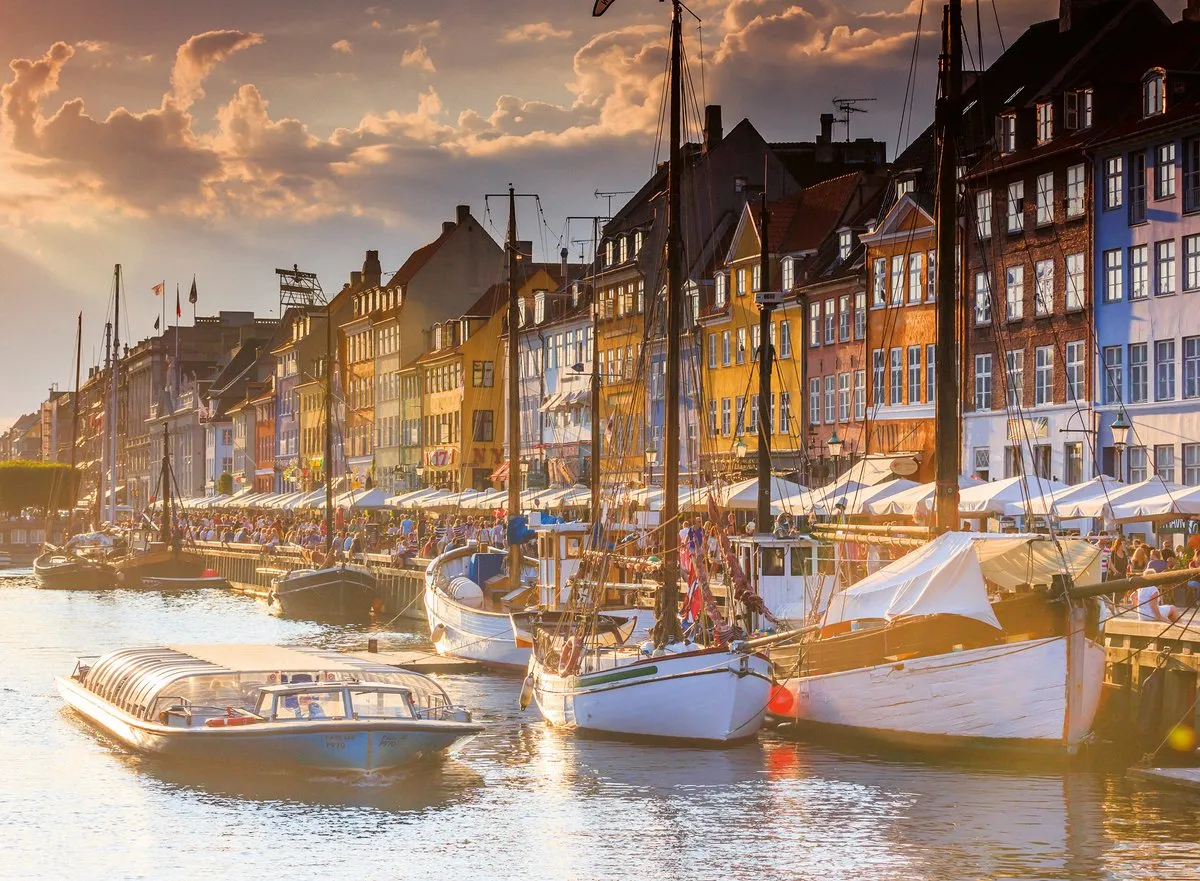Ravensburger Zonsondergang Kopenhagen Puzzel 500 Stuks - Multicolor
