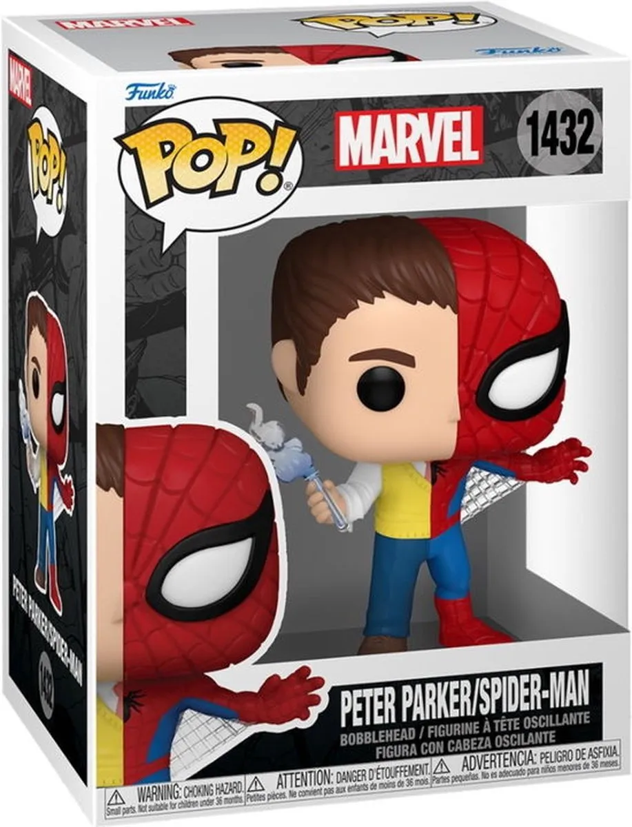 Funko Pop #1432 Marvel Peter Parker/Spider-Man - Multi