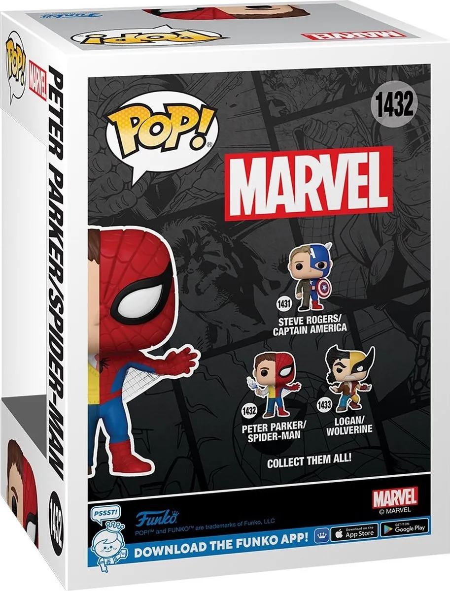 Funko Pop #1432 Marvel Peter Parker/Spider-Man - Multi