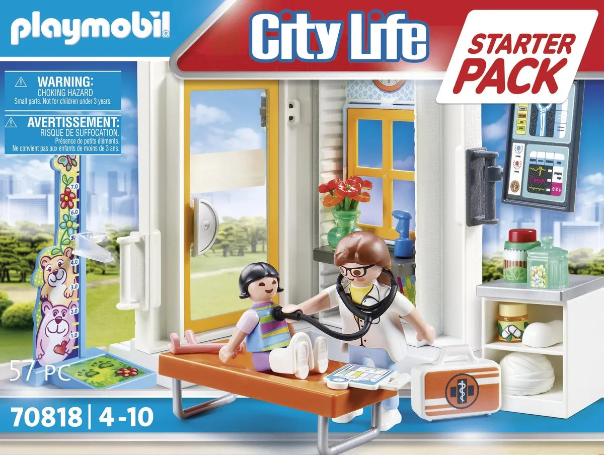 Playmobil City Life Kinderarts Starterpack 70818 - Multicolor - afbeelding 6 van 6