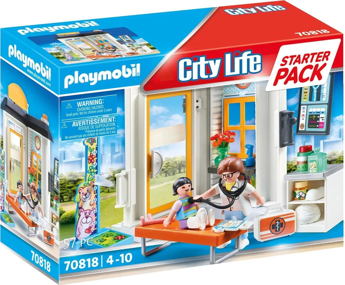 Playmobil City Life Kinderarts Starterpack 70818