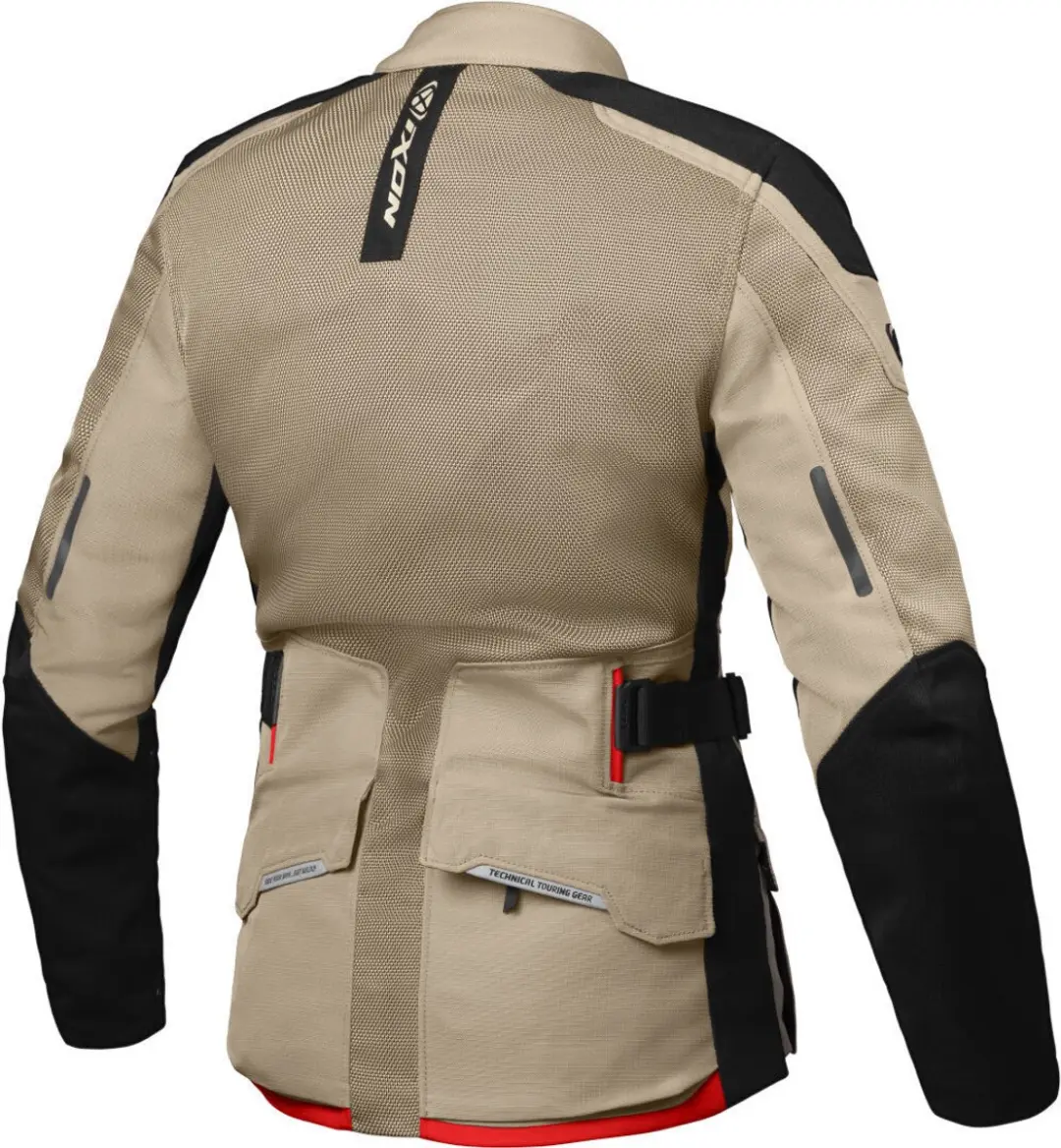 IXON M-Njord L Dames Motorjas - Zwart/Rood