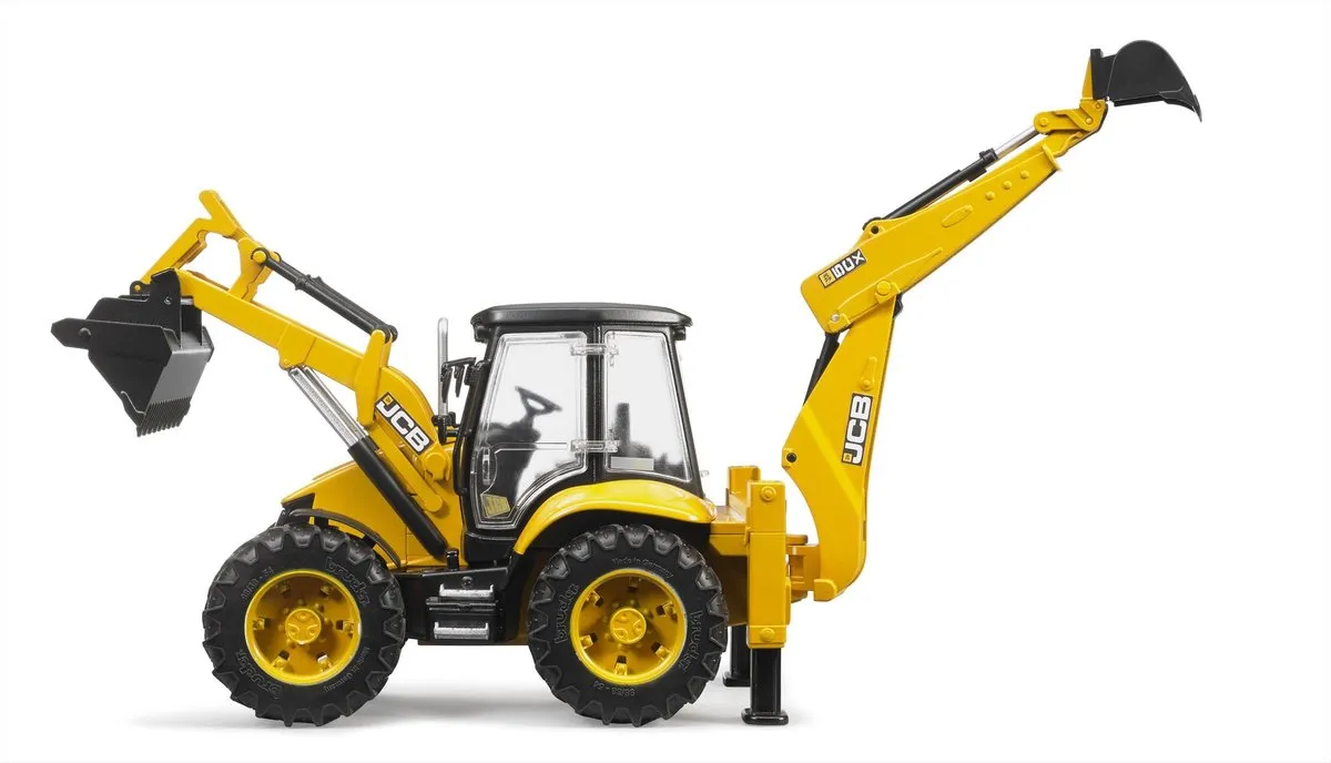 Bruder Tractor JCB 5Cx Bagger - Geel/Zwart