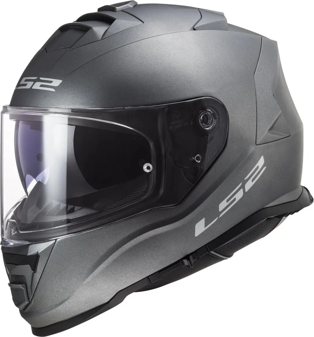 LS2 FF800 Storm II Solid Mat Titanium Integraalhelm