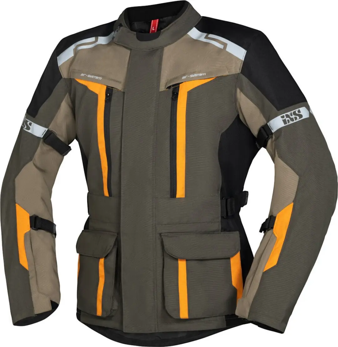 IXS Evans-ST 2.0 Waterdichte Touring Olijfgroen Textiele Motorjas