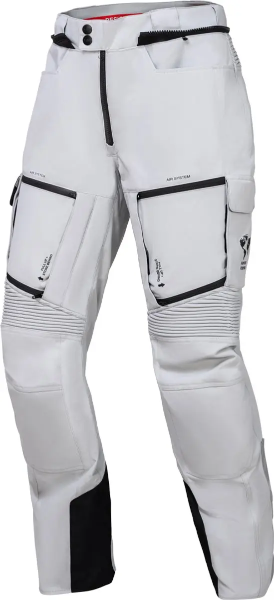 IXS Montevideo-Air 3.0 Light Grijs Textiele Motorbroek
