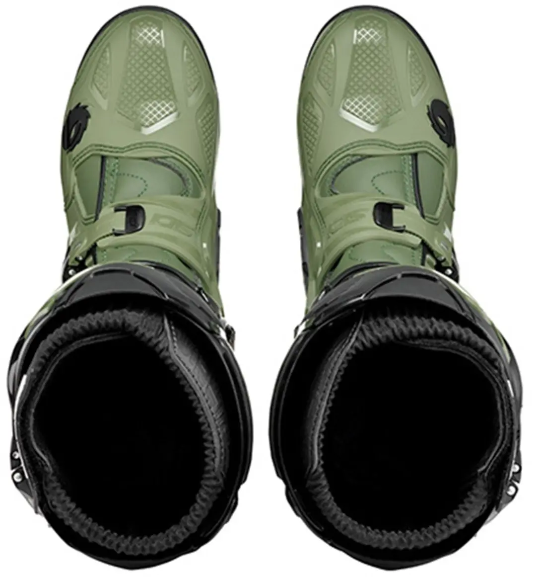 Sidi Crossfire 3 SRS Crosslaarzen Army - Zwart/Groen - afbeelding 6 van 6