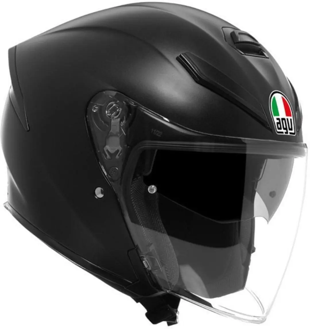 AGV K5 Jet Evo Mono Mat Zwart Jethelm