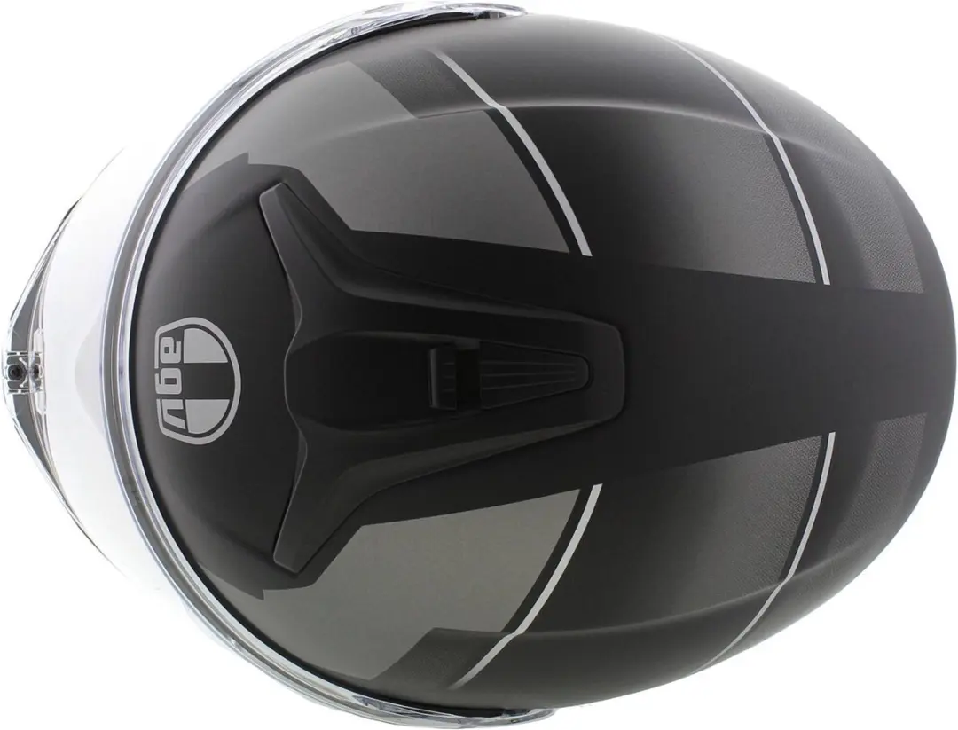 AGV Tourmodular Perception Mat Helm - Maat L - Zwart/Zilver