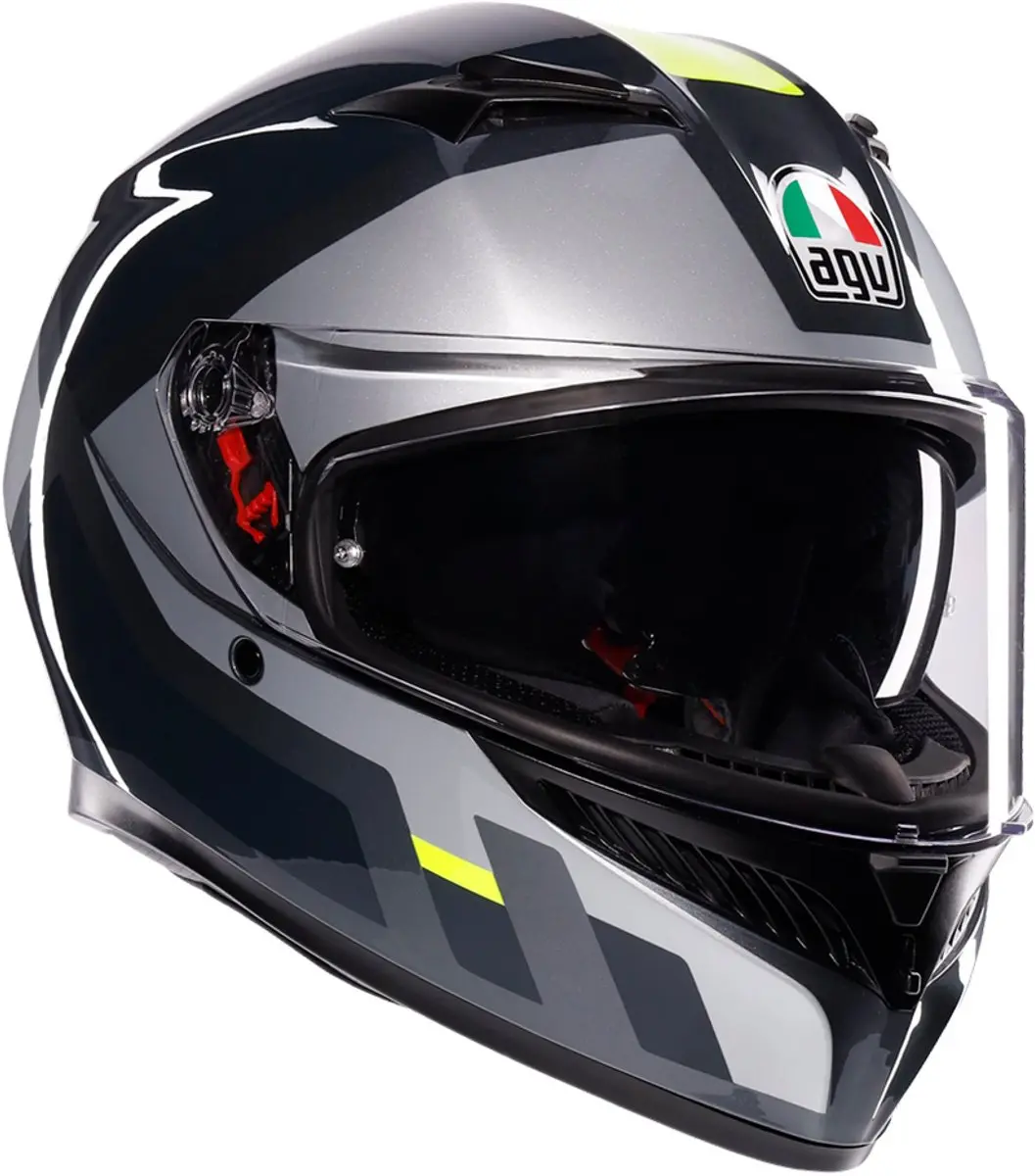 AGV K3 E2206 MPLK Shade Grijs Geel Fluo Integraalhelm