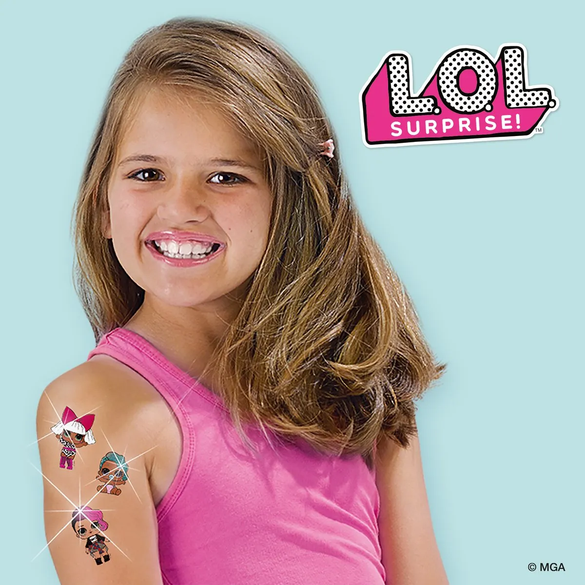 SES Creative L.O.L. Metallic Tattoos Knutselpakket - 2 Vellen