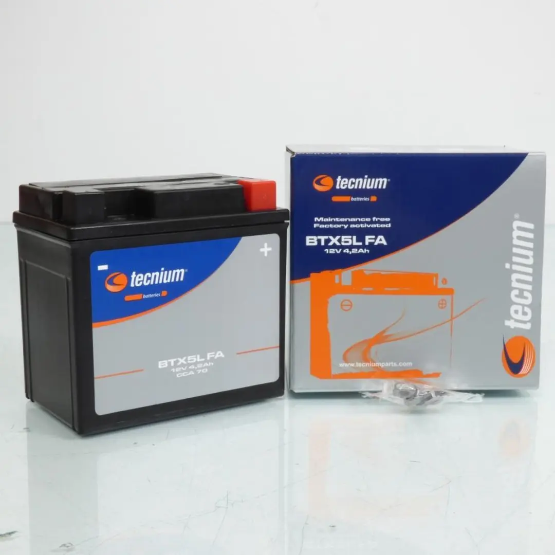 Sla Tecnium-accu voor KTM 350 SX-F-motorfiets na 2011 YTX5L / 12V 4,2Ah nieuw