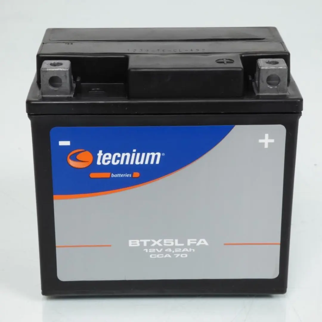 Sla Tecnium-accu voor motorfiets Husaberg 650 FS E 2001 tot 2007 YTX5L / 12V 4,2