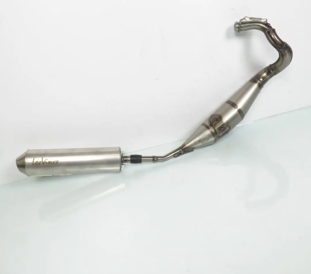 Pot d échappement Leovince pour Moto Gilera 50 RCR 2003 à 2017 3408N / HM V6 i