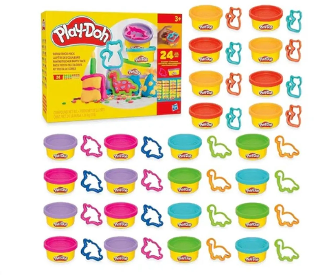 Hasbro Play-Doh Party Favor Pack - Multicolor