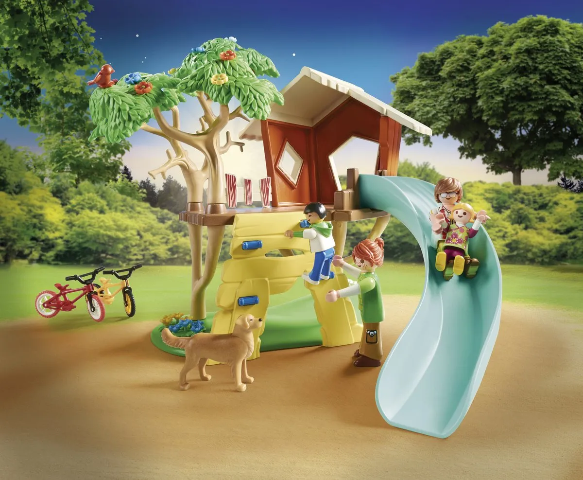 Playmobil Family Fun Avonturen Boomhut met glijbaan 71001 - Multicolor - afbeelding 3 van 6