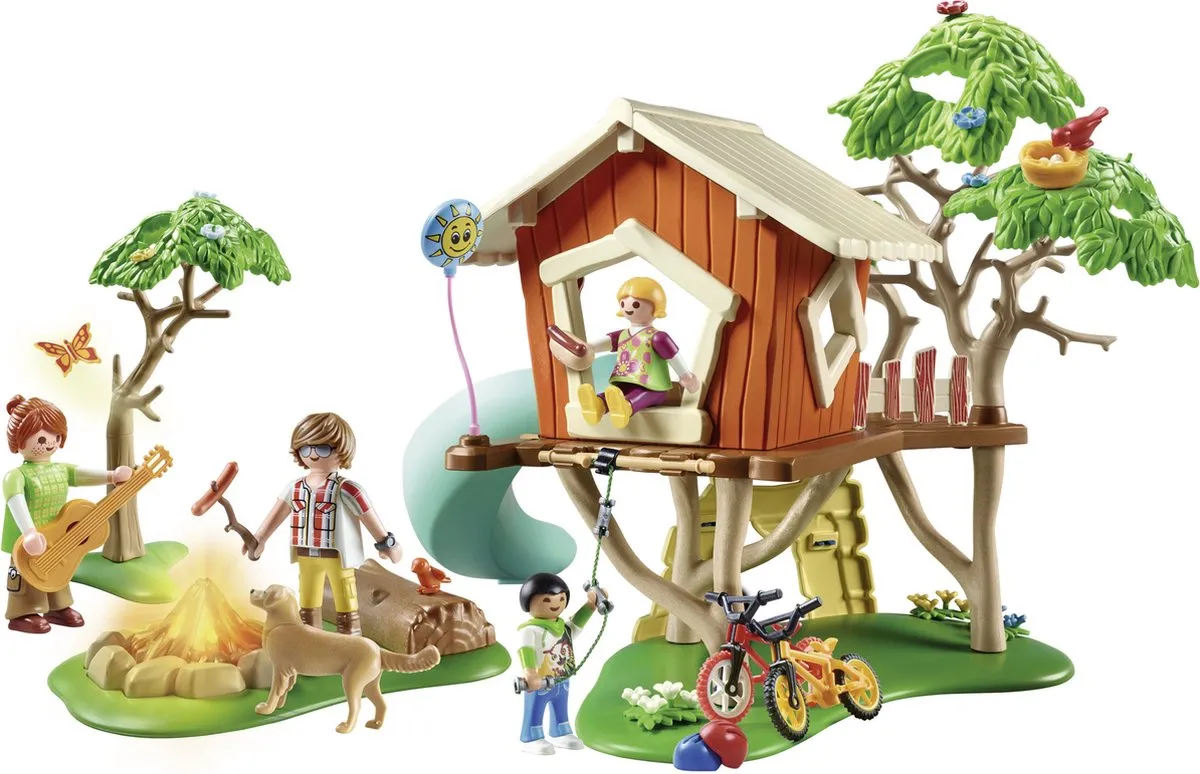 Playmobil Family Fun Avonturen Boomhut met glijbaan 71001 - Multicolor - afbeelding 2 van 6