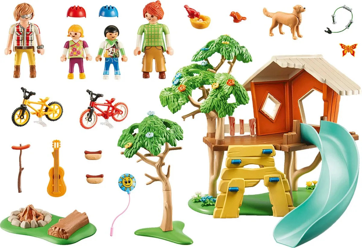 Playmobil Family Fun Avonturen Boomhut met glijbaan 71001 - Multicolor - afbeelding 6 van 6