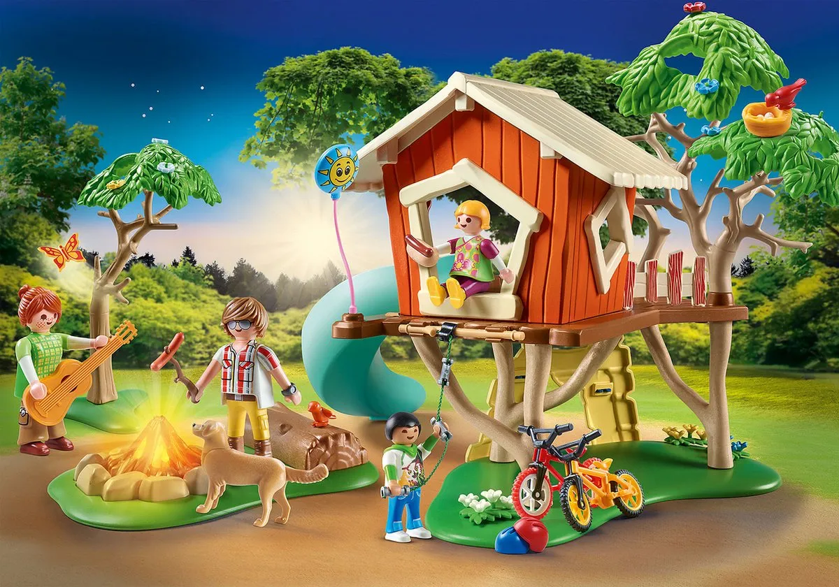 Playmobil Family Fun Avonturen Boomhut met glijbaan 71001 - Multicolor - afbeelding 5 van 6