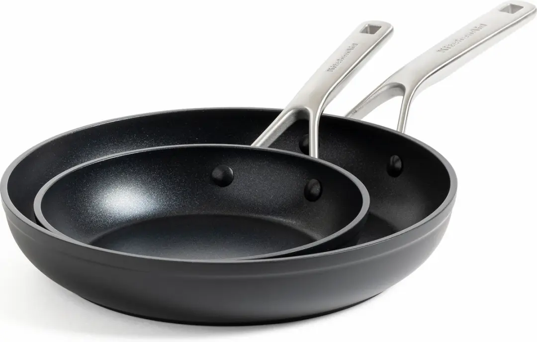 KitchenAid Forged Hardened Aluminium 2-Delige Braadpan Set 20cm