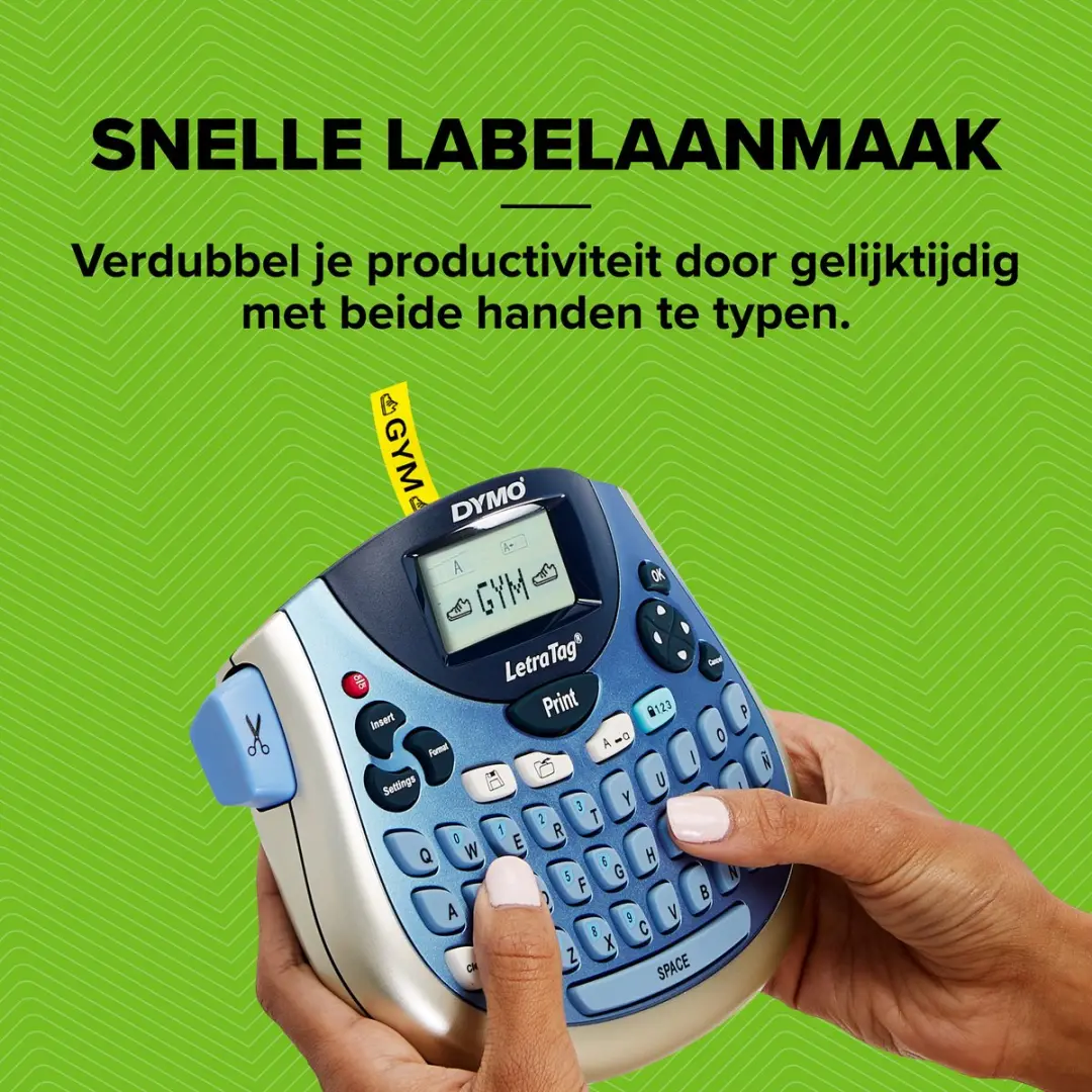Dymo LetraTag LT-100T Labelprinter - Zilver