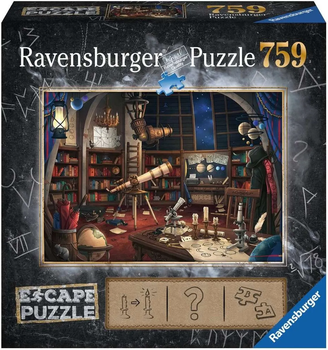 Ravensburger Escape Puzzle Space Observatory 759 Stuks - Multicolor