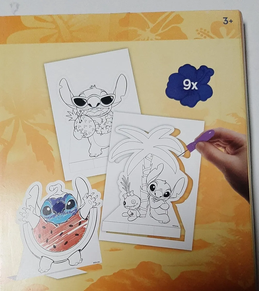 Disney Lilo & Stitch Prikblok - 9 Platen Multicolor