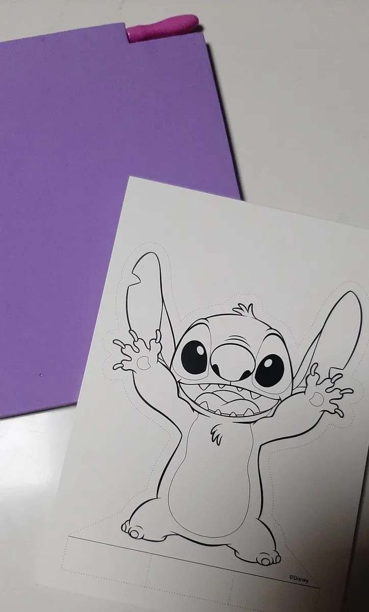 Disney Lilo & Stitch Prikblok - 9 Platen Multicolor