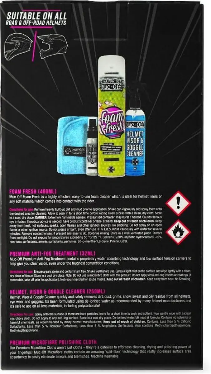 Muc-Off Helmet Care Kit - 1L