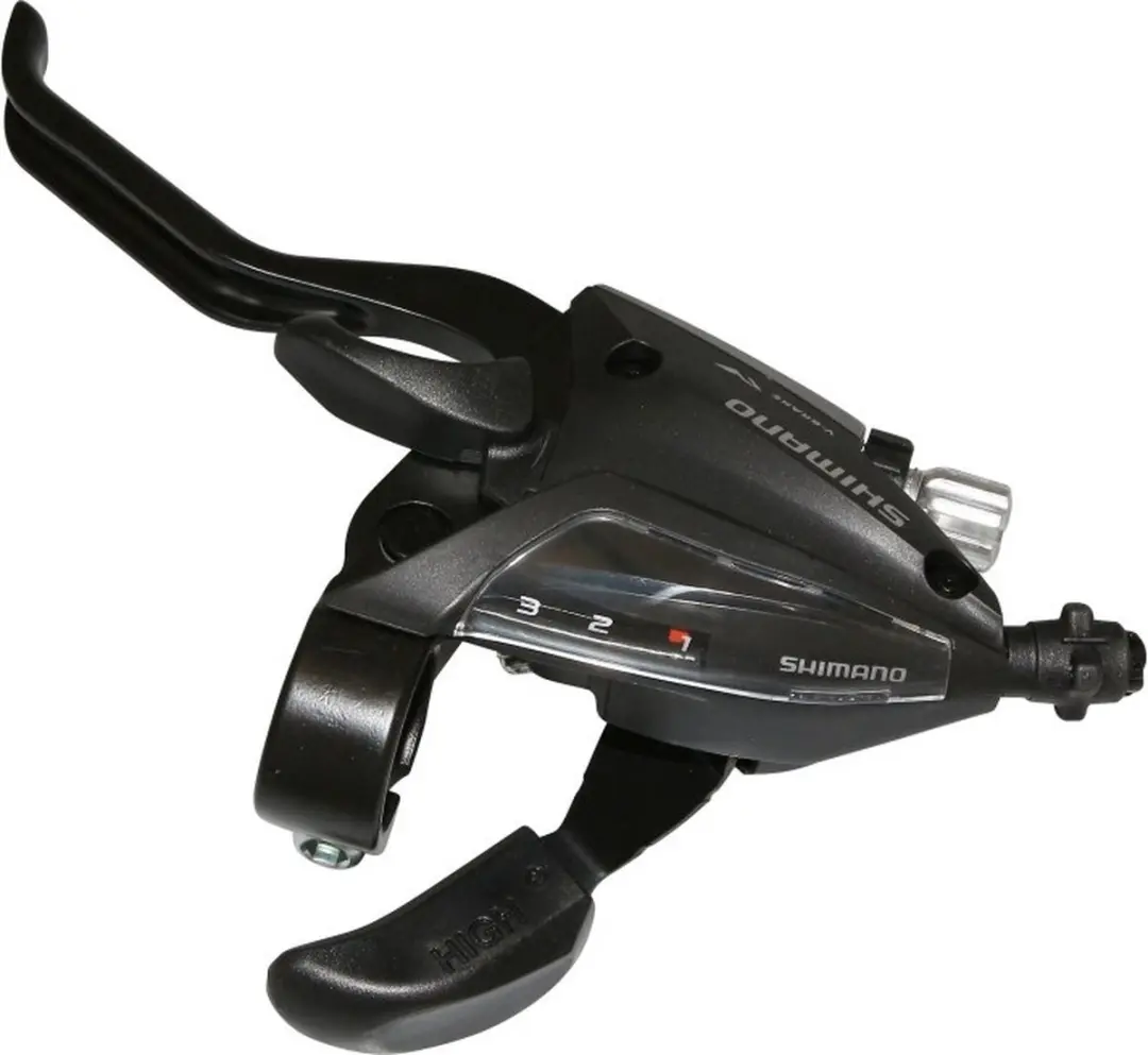 Shimano ST-EF500-4 Versteller met Remhendel - 3 Versnellingen - Zwart