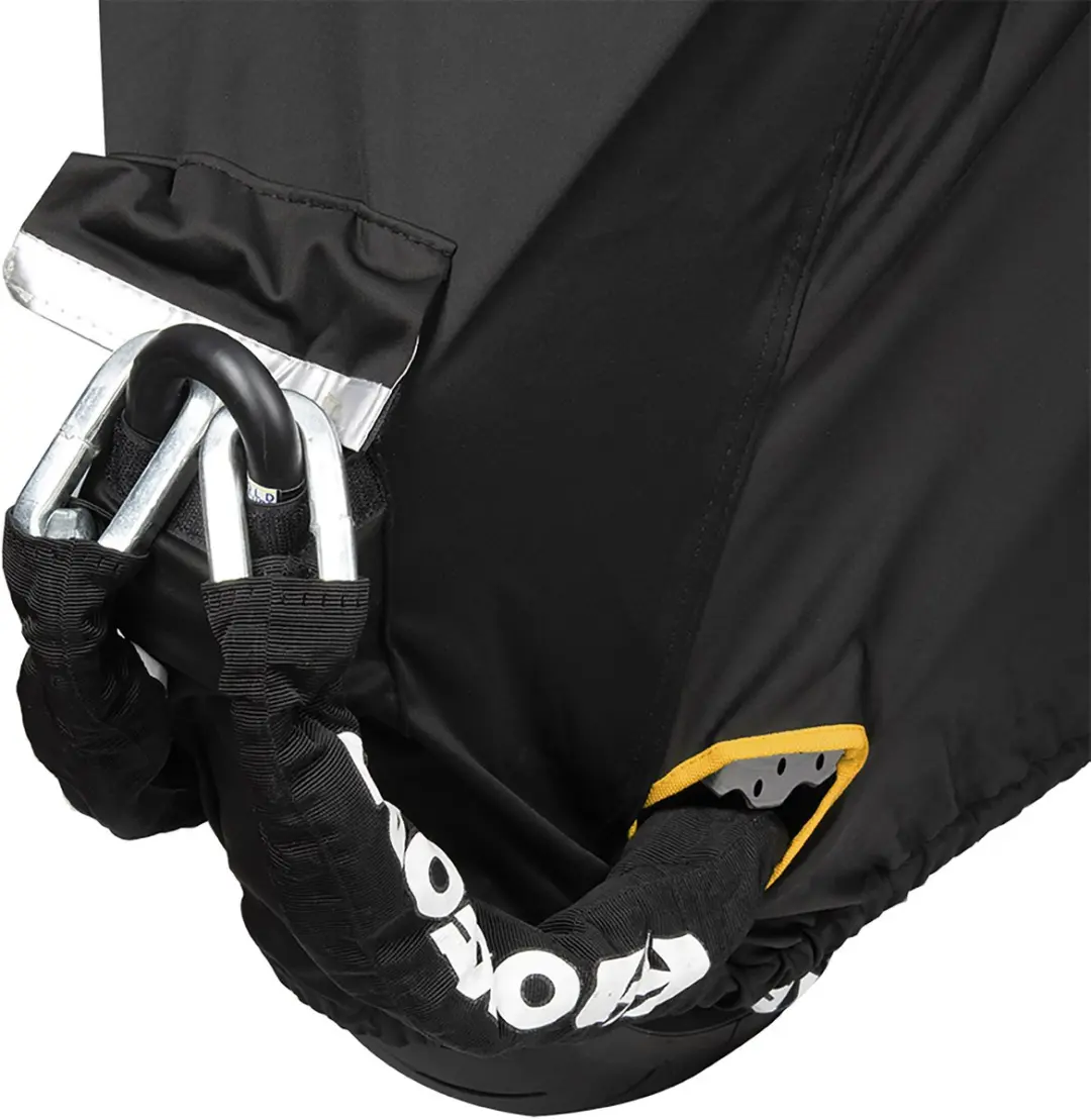 Oxford Protex Stretch Motorhoes CV161 - Maat M - Zwart/Zilver