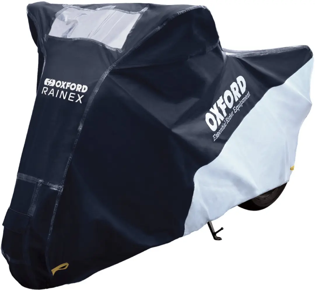 Oxford Rainex Motorhoes XL - Zwart/Grijs