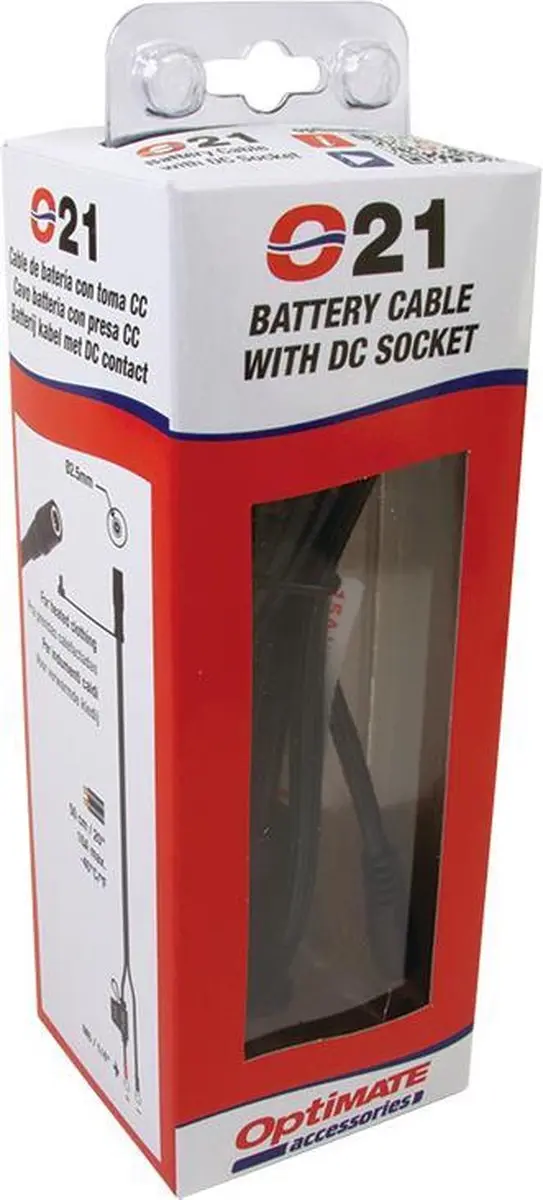 OptiMate O-21 Accukabel SAE - Waterdicht - 5 Accutypes