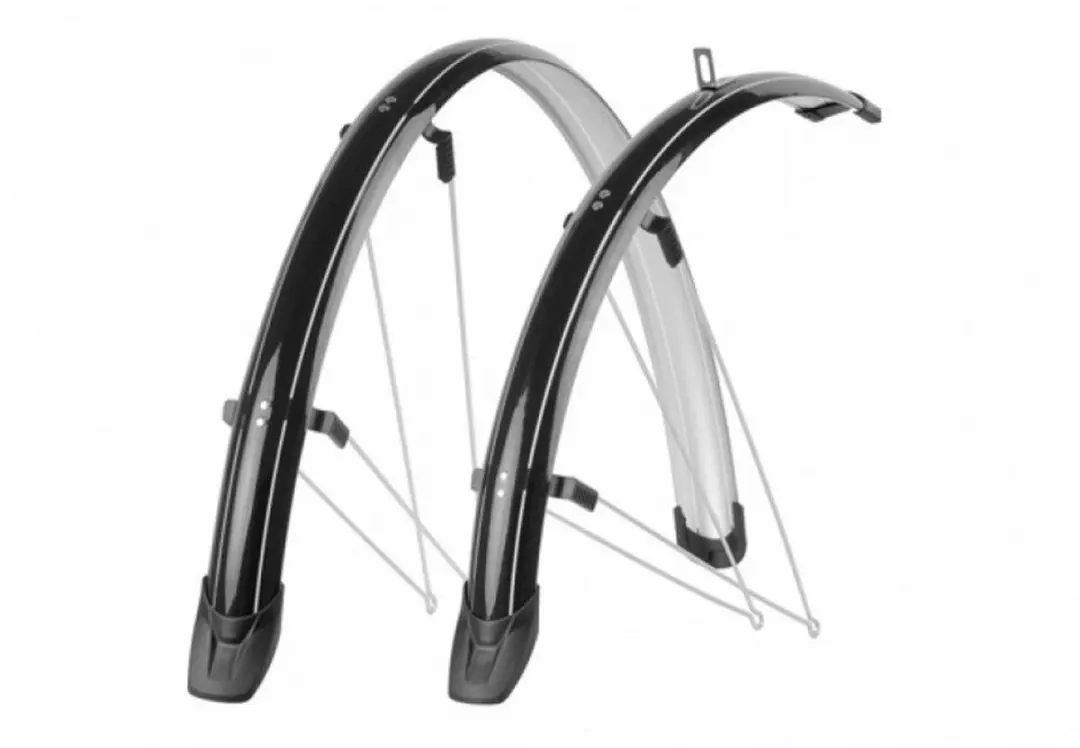 Polisport Towny 28 Spatbordset - 51mm - Zwart