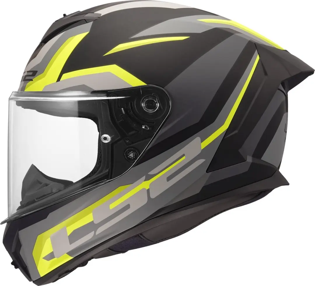 LS2 FF820 Rapid III Hyper Helm - S - Zwart/Geel
