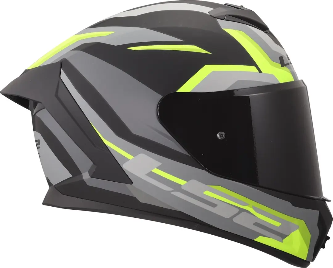 LS2 FF820 Rapid III Hyper Helm - S - Zwart/Geel