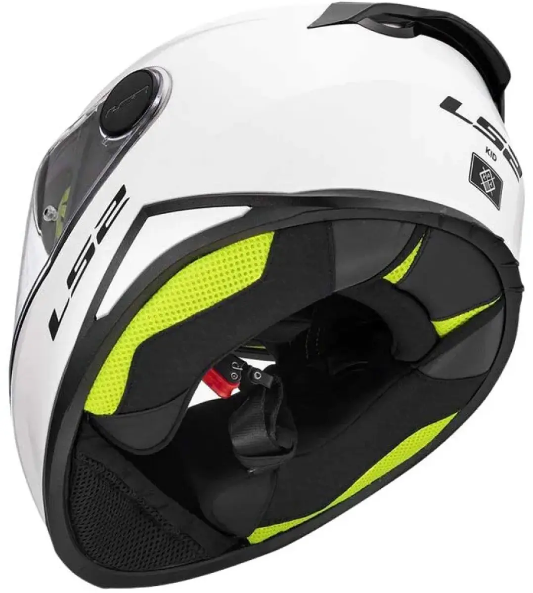LS2 FF812 Kid Solid Kinder Integraalhelm - L Wit