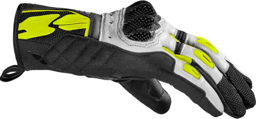 Spidi G-Carbon Lady Handschoen - Maat L - Geel Fluorescerend