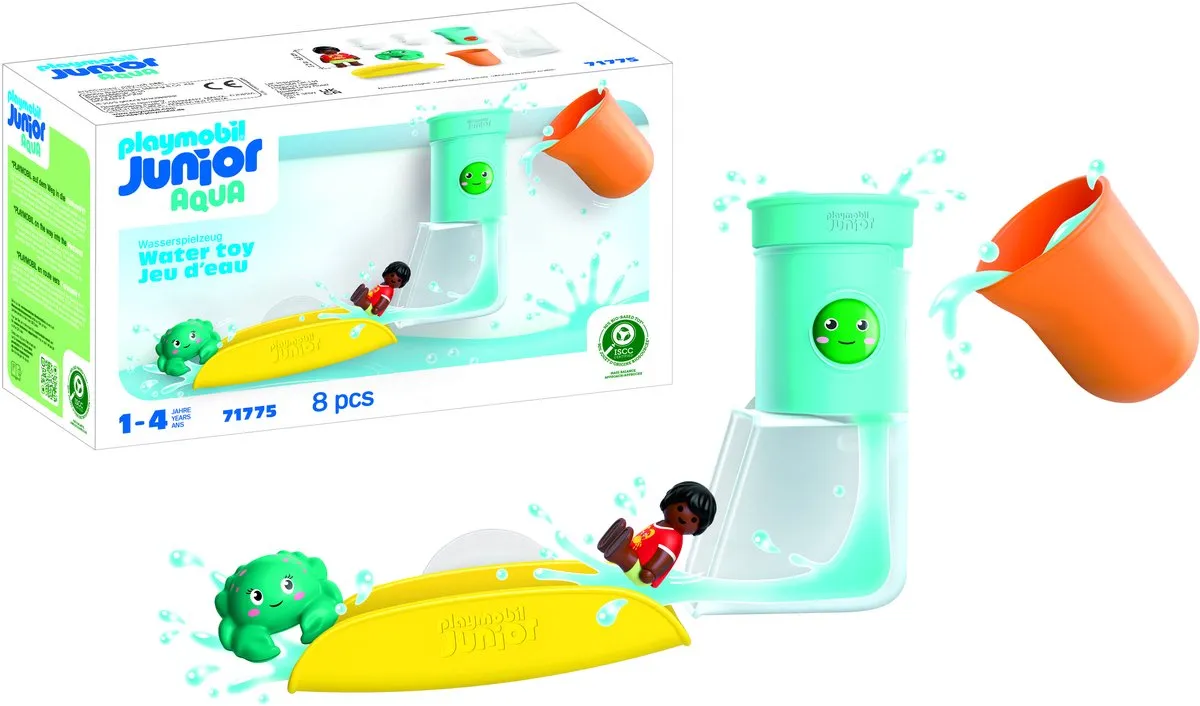 Playmobil Junior Aqua Waterval Tank met Glijbaan 71775