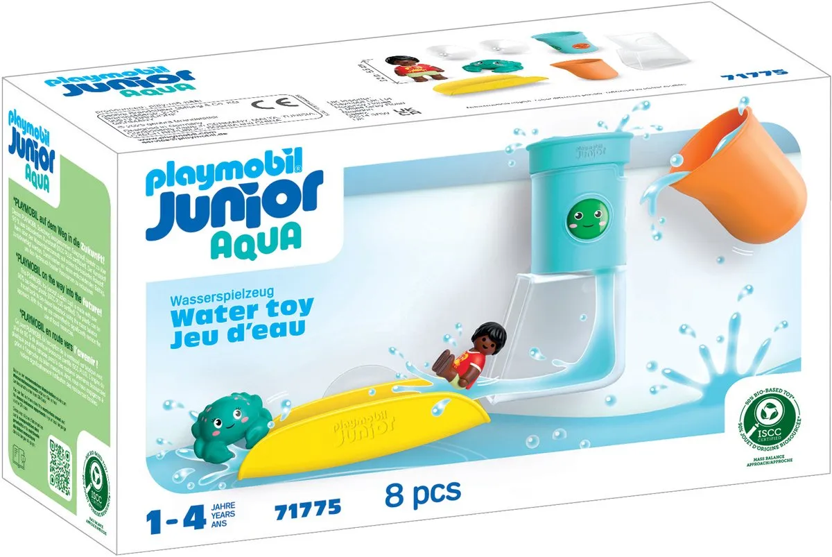 Playmobil Junior Aqua Waterval Tank met Glijbaan 71775 - Multicolor - afbeelding 6 van 6