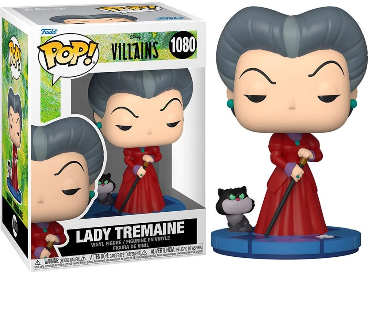 Disney Funko Villains POP! Lady Tremaine Verzamelfiguur 9cm - Multicolours