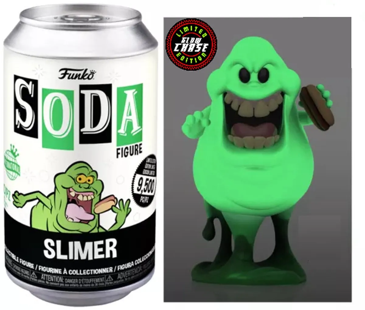 Funko Pop! SODA Ghostbusters Slimer Glow Chase