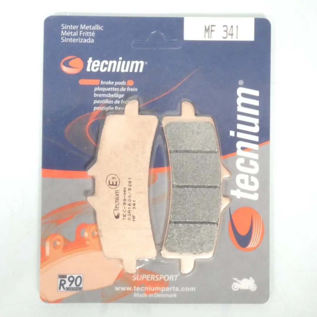 Plaquette de frein Tecnium pour Moto Ducati 1198 1198 2009 à 2011 AVG / AVD Neu