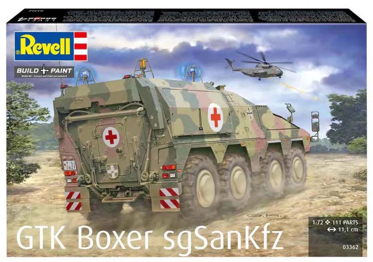 Revell 03362 GTK Boxer Ambulance Modelbouwpakket 1:72 - Multi