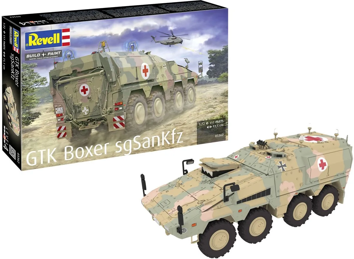 Revell 03362 GTK Boxer Ambulance Modelbouwpakket 1:72