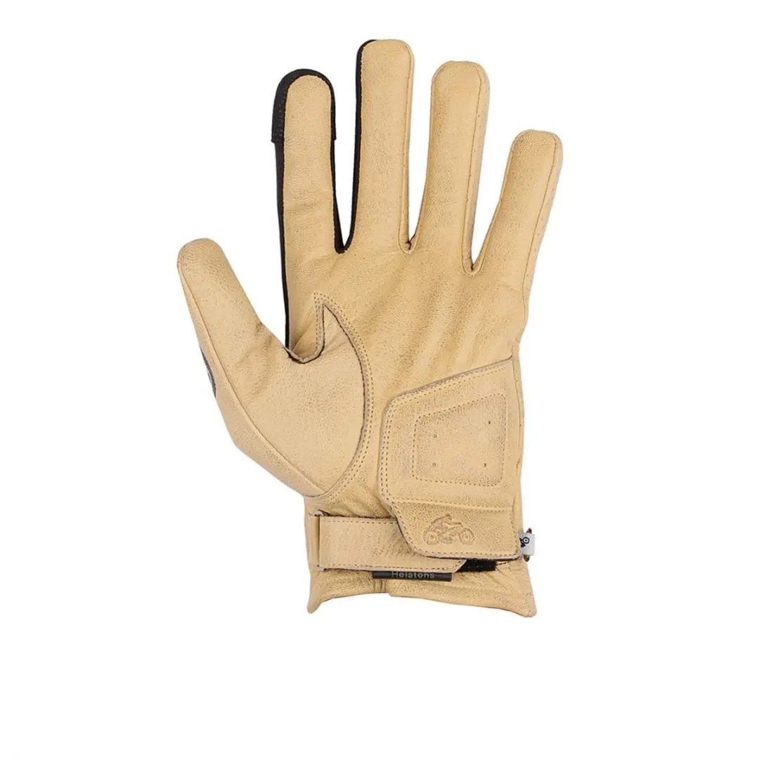 Helstons Kustom Handschoen - Beige/Zwart 12