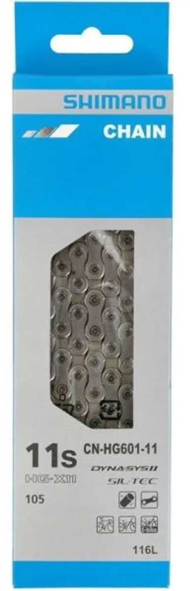 Shimano HG601 11-Speed Ketting 116 Schakels - Zilver/Chroom