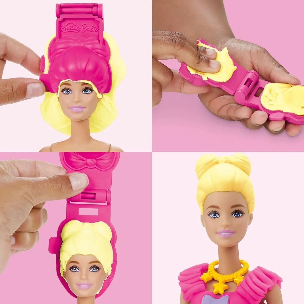 Hasbro Play-Doh Barbie Poppen Speelset - Multicolor