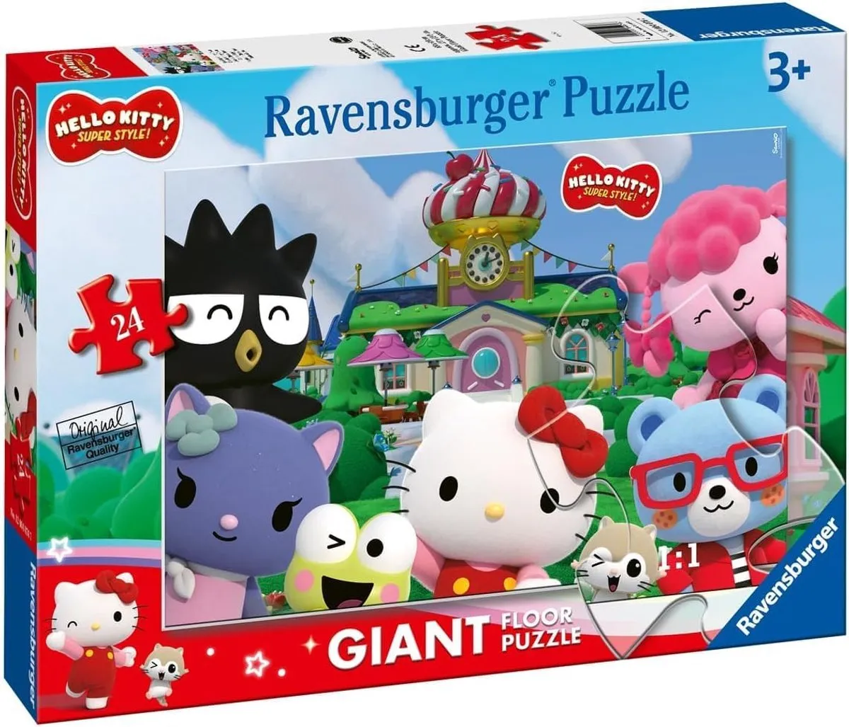 Ravensburger Hello Kitty Super Style Vloerpuzzel 24-delig 70x50cm Multicolor
